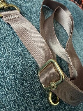 Kipling Taupe Crossbody Strap with Gold Hardware
